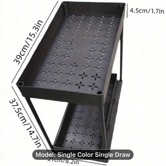 Black Storage Rack - Picture 3 of 6